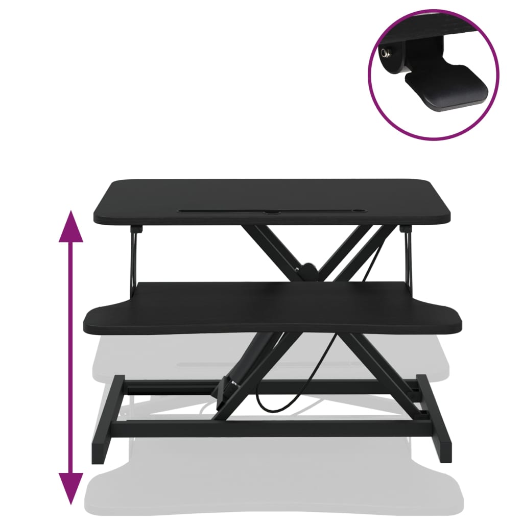 Adjustable Workstation 60x40x(13-41.5) cm Steel and Engineered Wood
